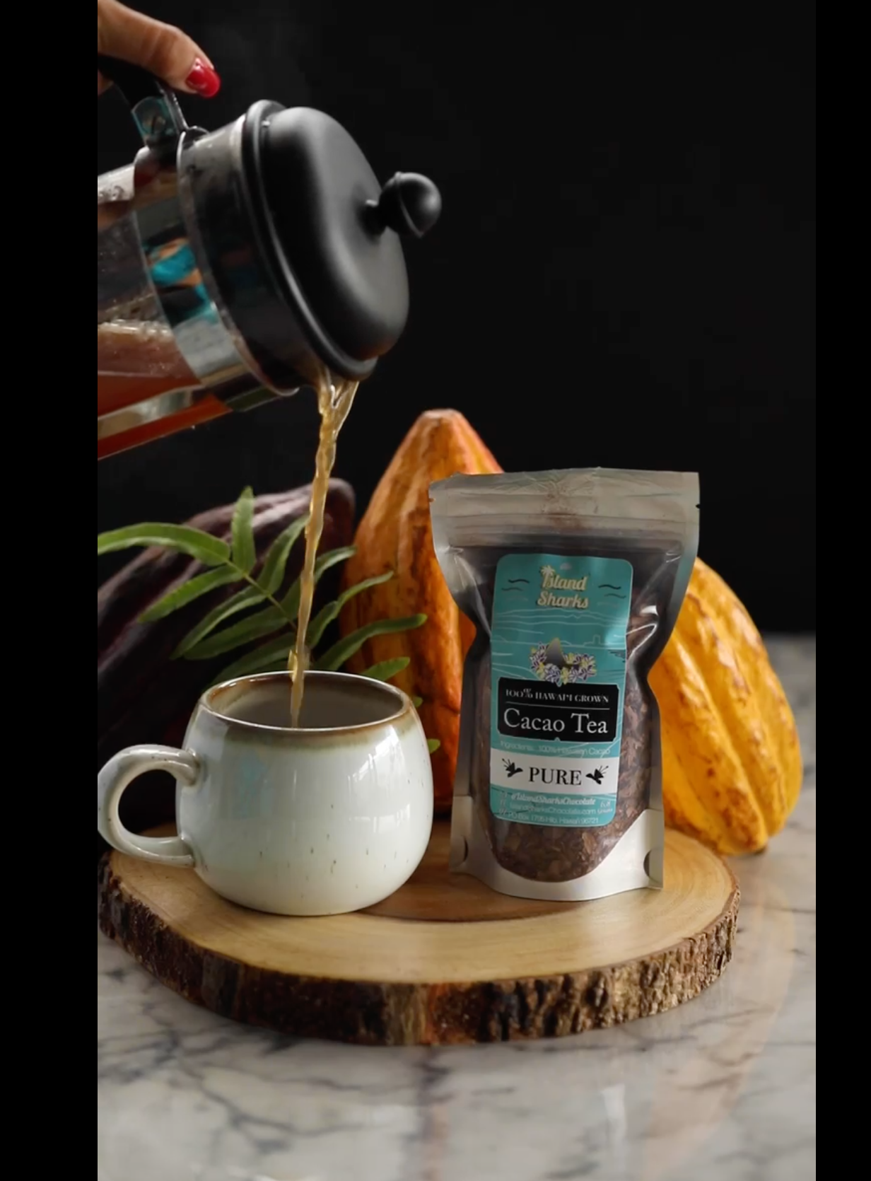 100% Pure Hawaiian Cacao Tea-2